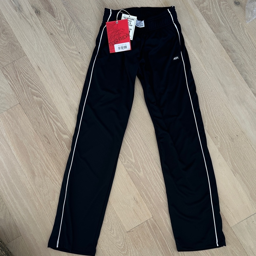Kids Black Track Pants